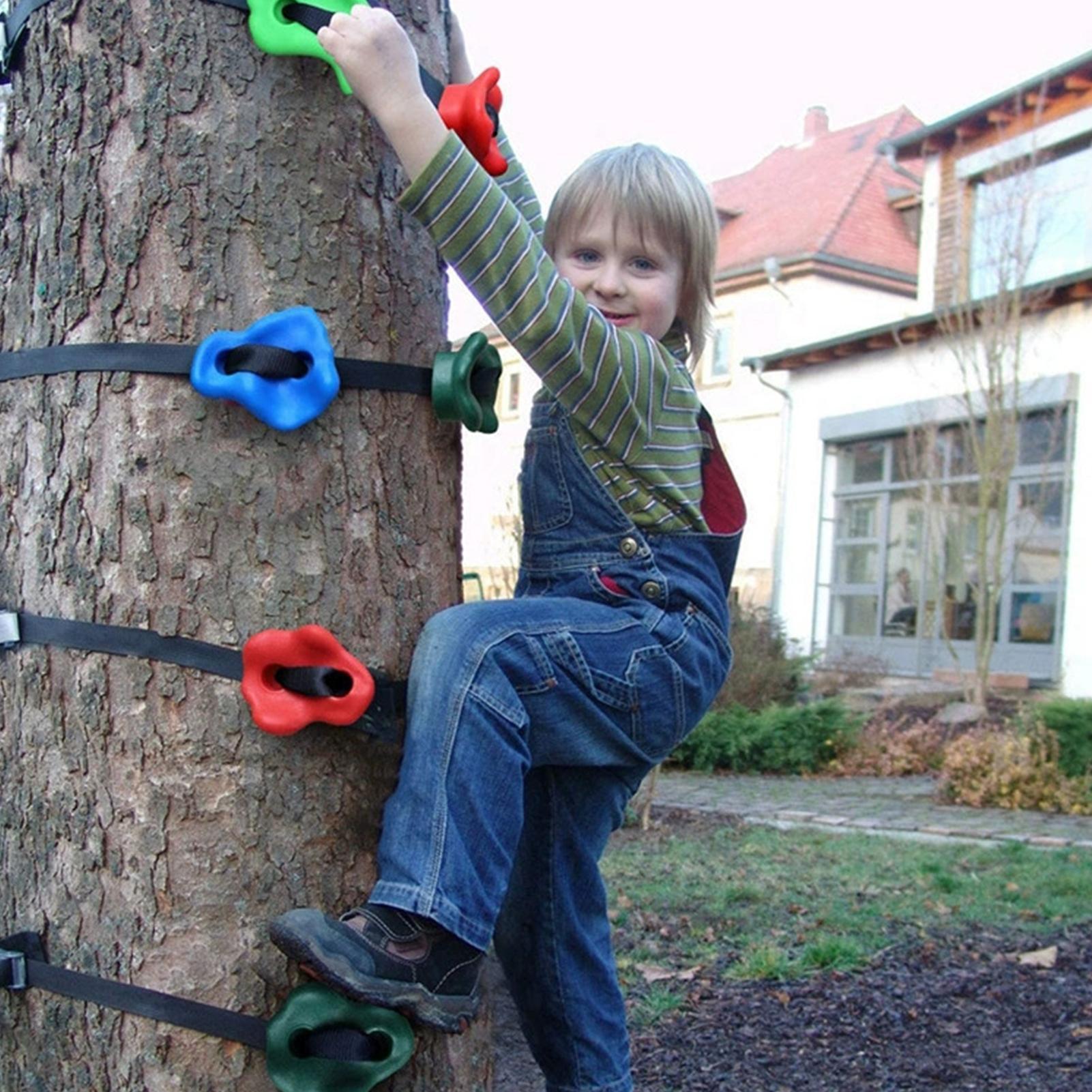 Kids Outdoor Obstacle Course Equipment - 6 Kilitli Kayışlı Açık Hava Oyun