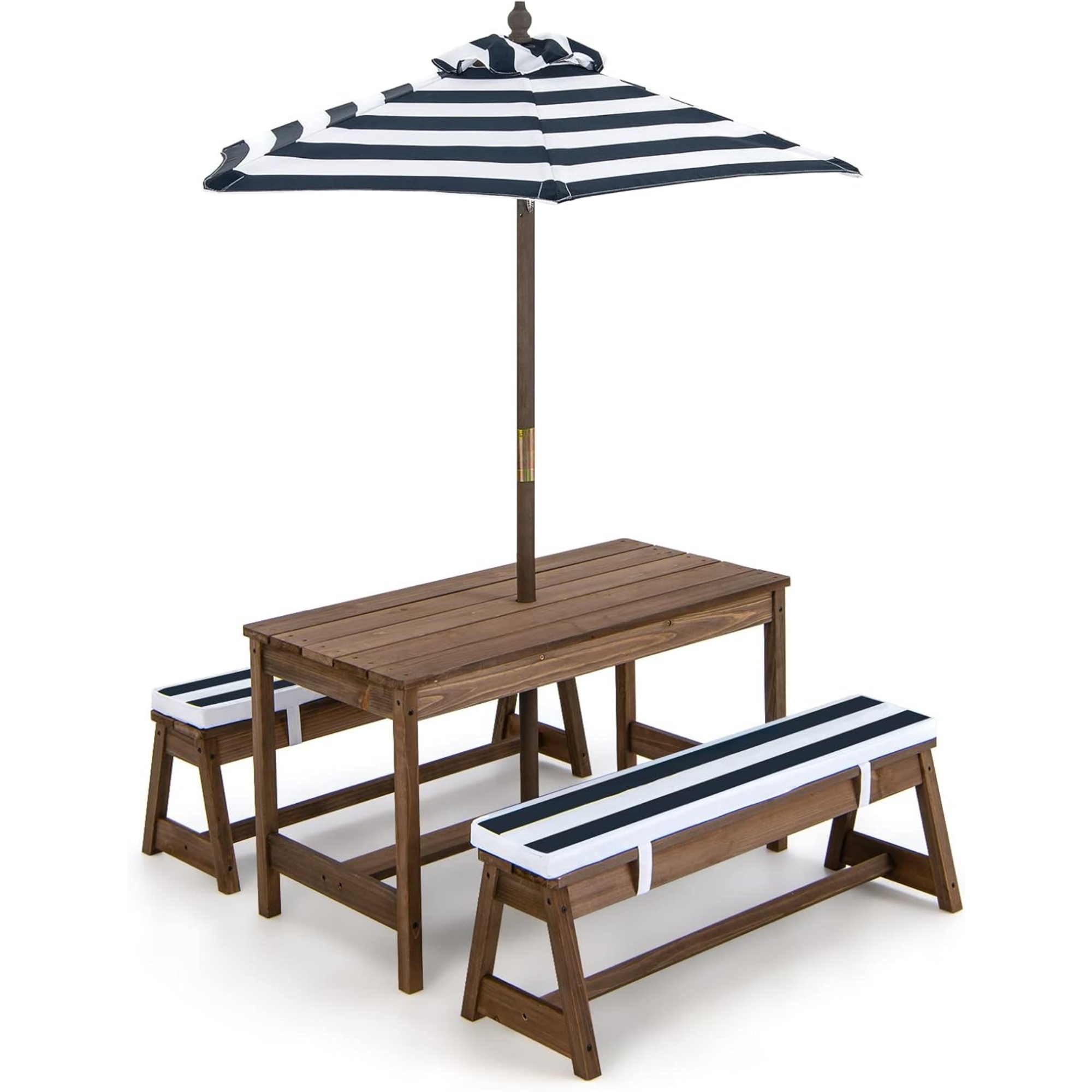 Kids Outdoor Activity Table - Çocuk Piknik Masası, Şemsiyeli Katlanabilir, Bahçe