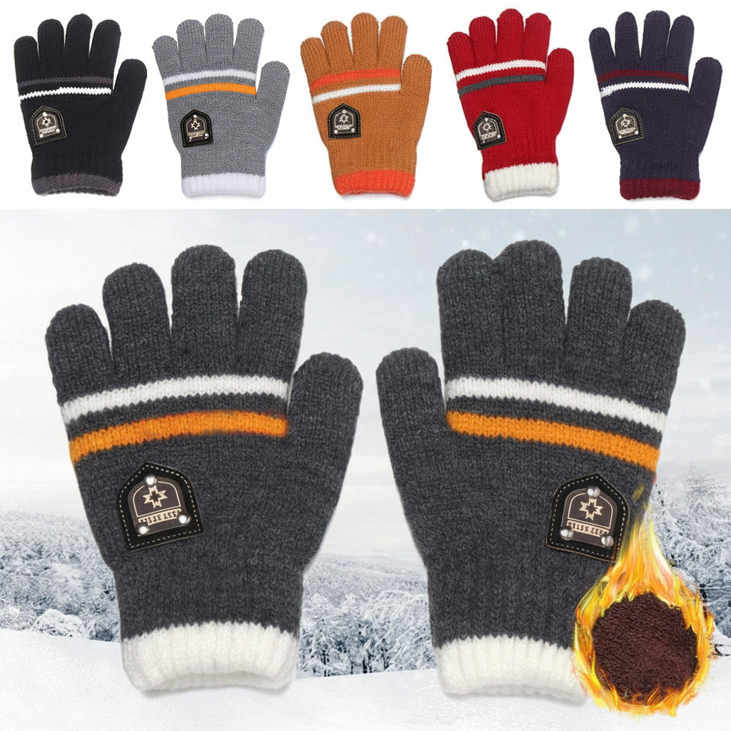 Kids Outdoor Gloves - Çocuk Eldivenleri Kış Tam Parmak Eldiven