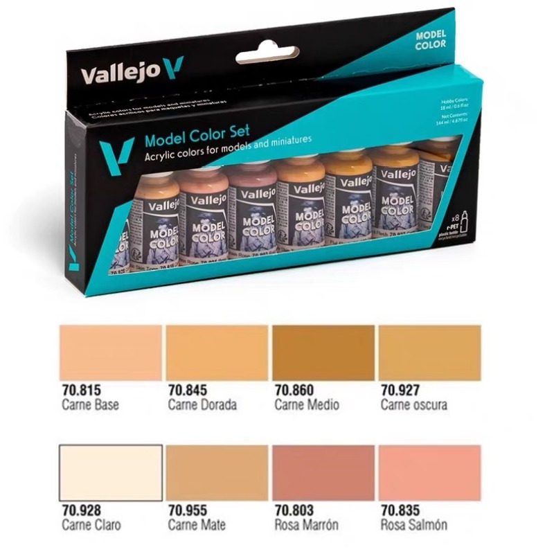Tamiya Model Paint Set - Vallejo 70124 Akrilik Boya Seti Çevre
