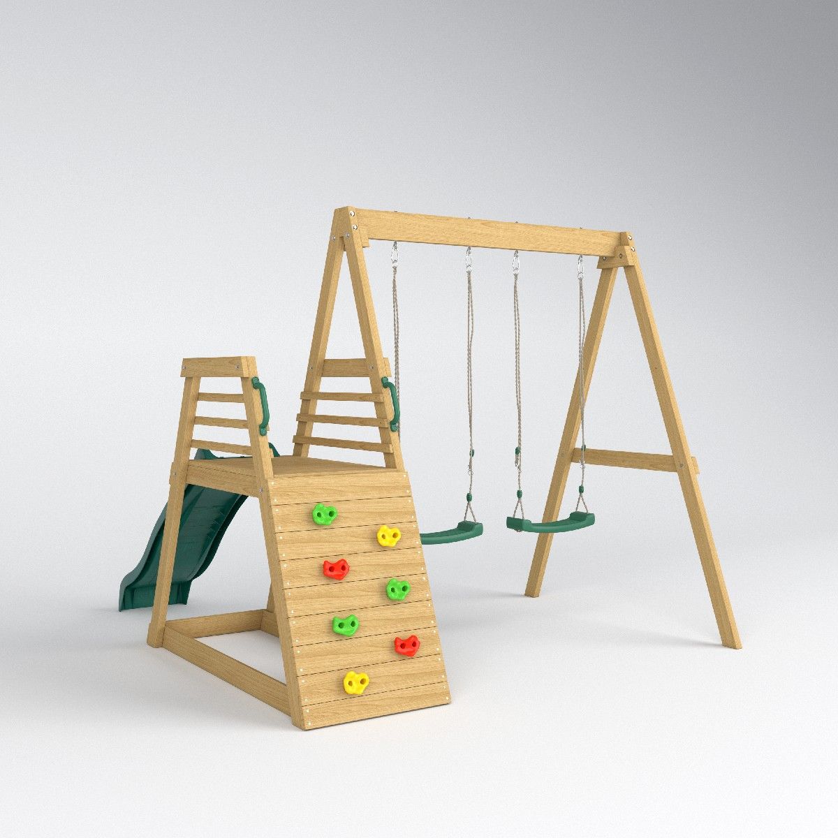 Kids Outdoor Swing Set With Slide - 2026 Jungle Gym Kaydırak Salıncak Bahçe