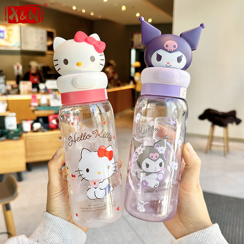 Outdoor Kid Friendly - X&W Kawaii Sanrio Bebek Şeffaf Bardak