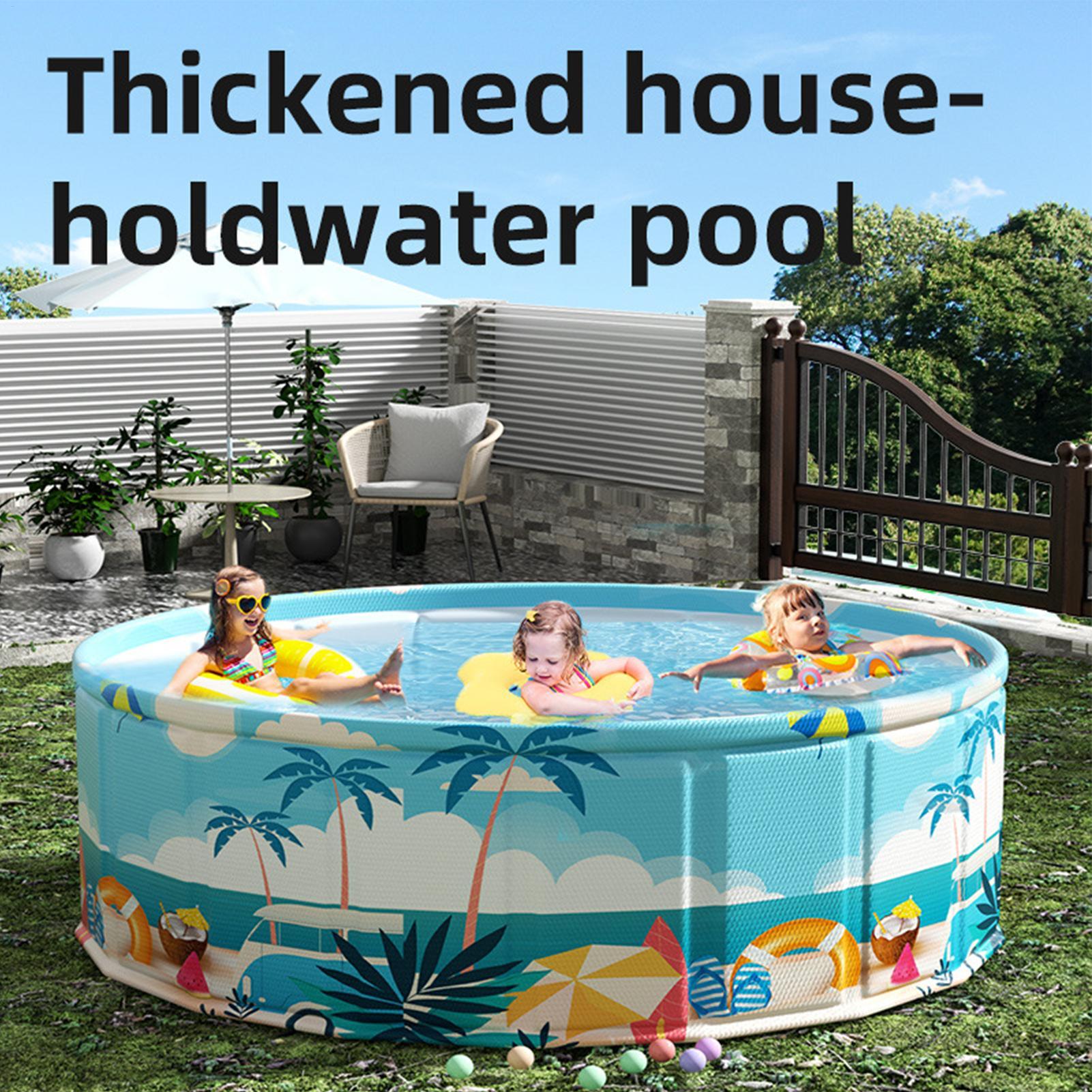 Kids Outdoor Yard - Katlanabilir Çocuk Havuzu Katlanabilir Sığ Havuzu