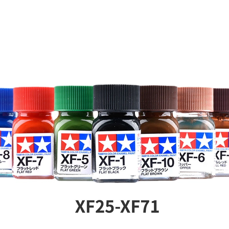 Tamiya Model Paint Set - TAMIYA emaye boya düz renkler XF25-XF71