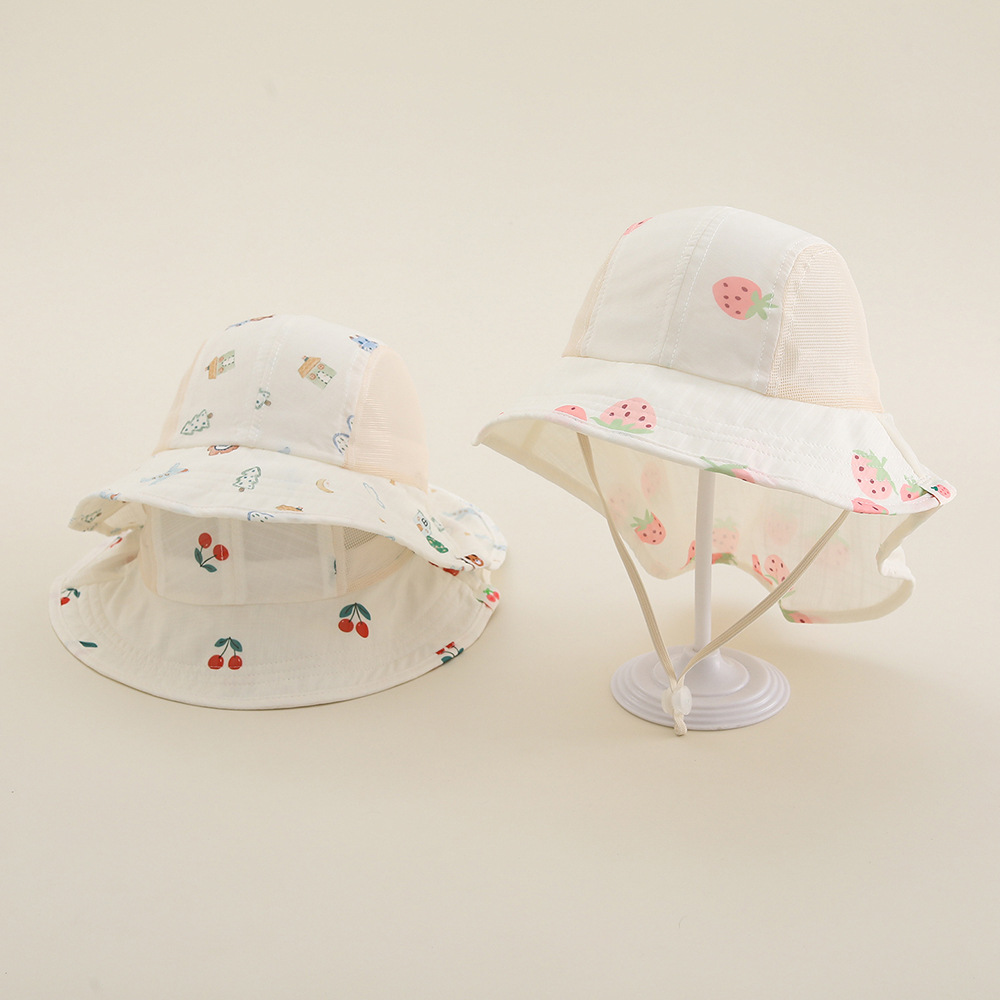 Kids Outdoor Hat - Yaz Bebek Plaj Şapkası Açık Hava