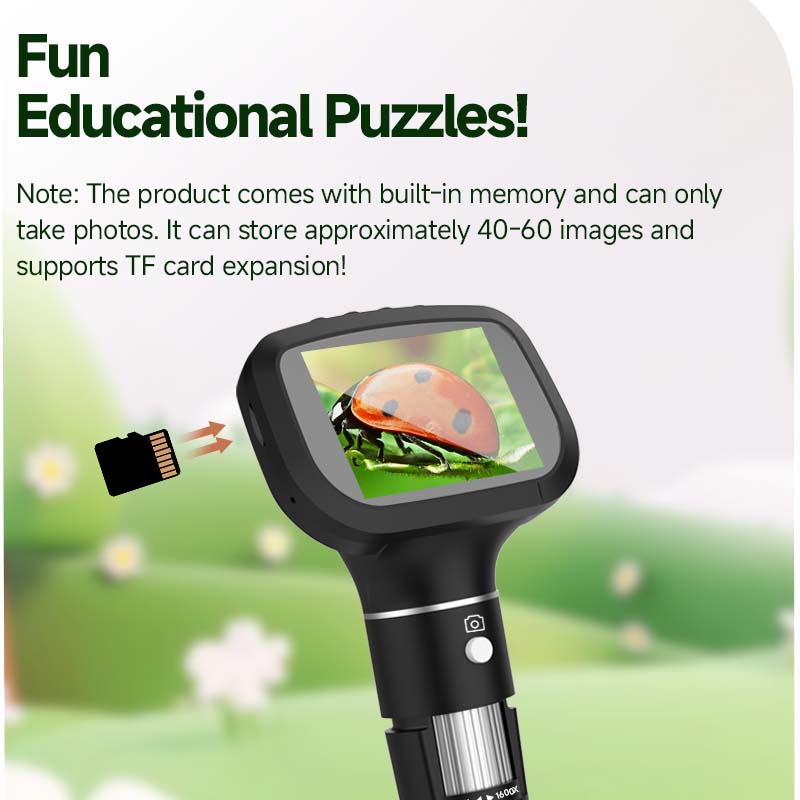 2.4 İnç Mini Mikroskop 1600X E - Kids.Outdoor Utensils incelemesi ve fiyatı