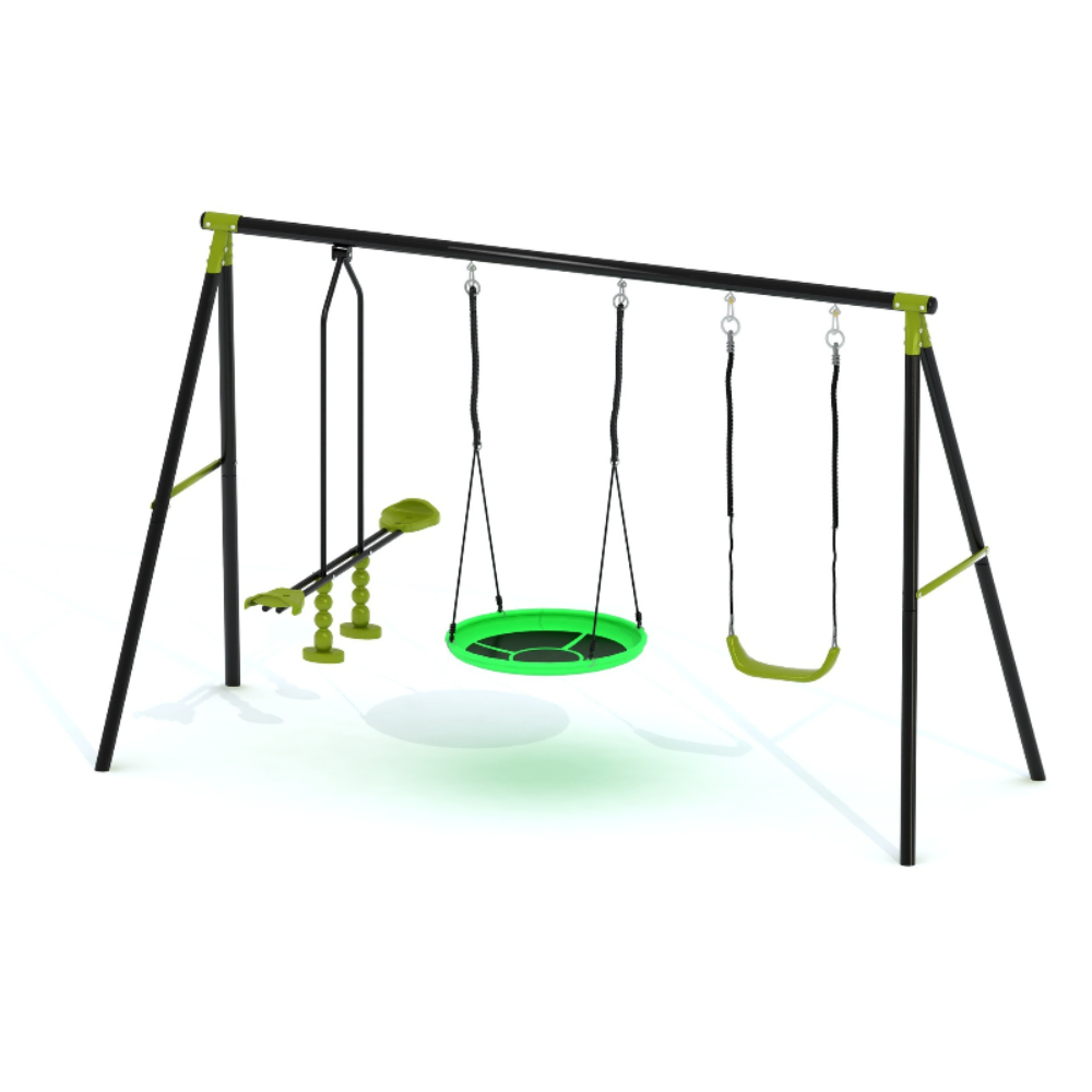 3'ü 1 Arada Çocuk Salıncağı Ka - Kids Outdoor Swing Set With Slide incelemesi ve fiyatı