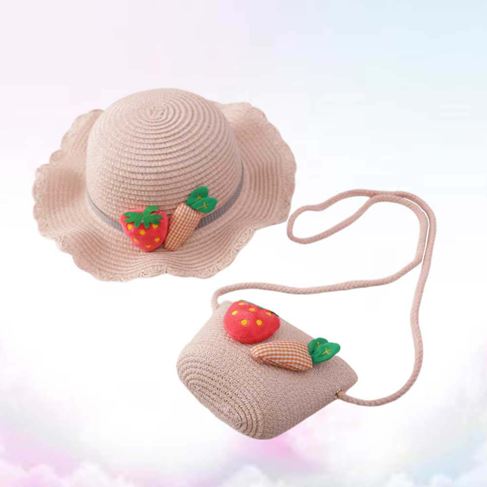 1 Set Çocuk Hasır Güneş Koruyu - Kids Outdoor Hat incelemesi ve fiyatı