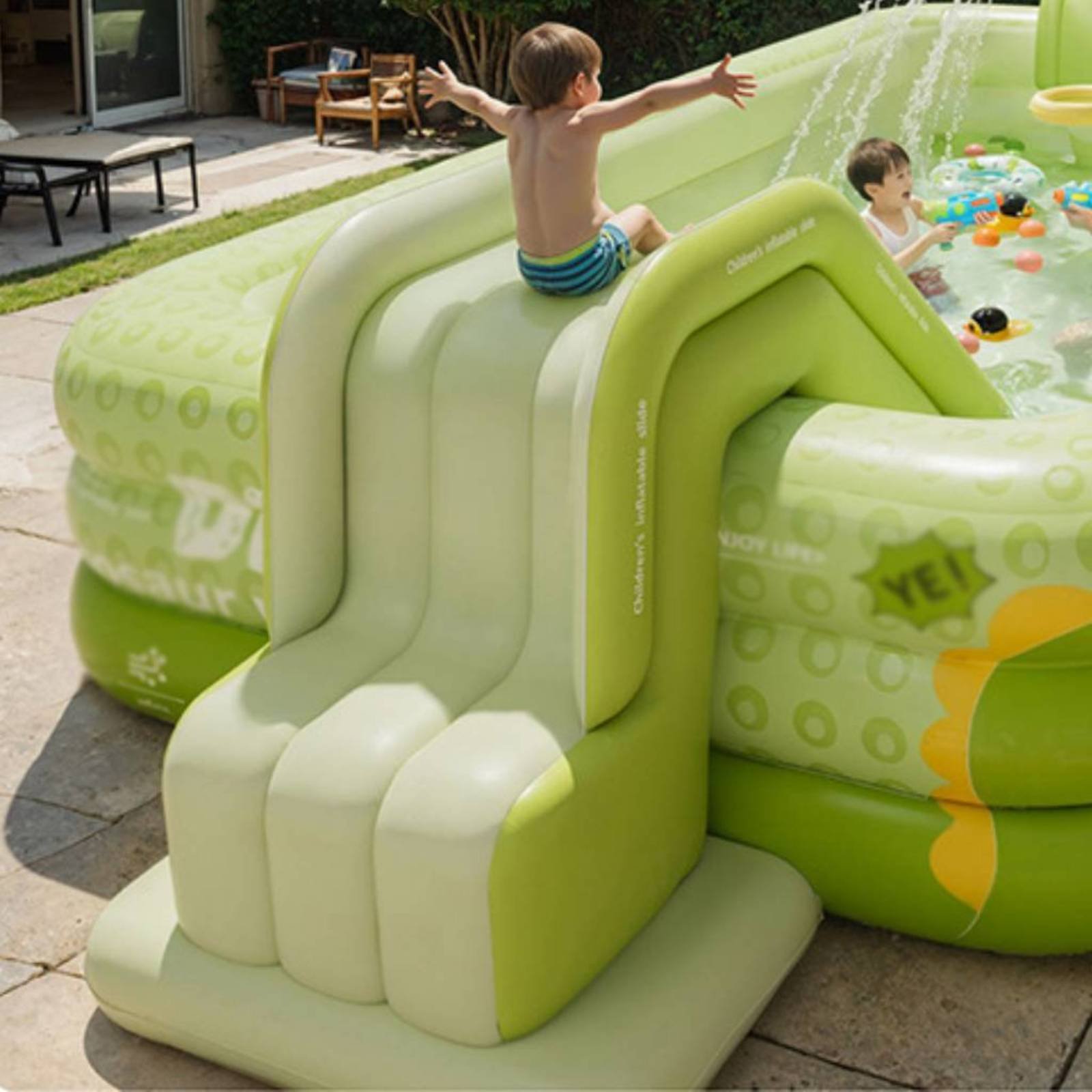 Şişme Havuz Kaydırağı Katlanab - Kids Outdoor Pool incelemesi ve fiyatı