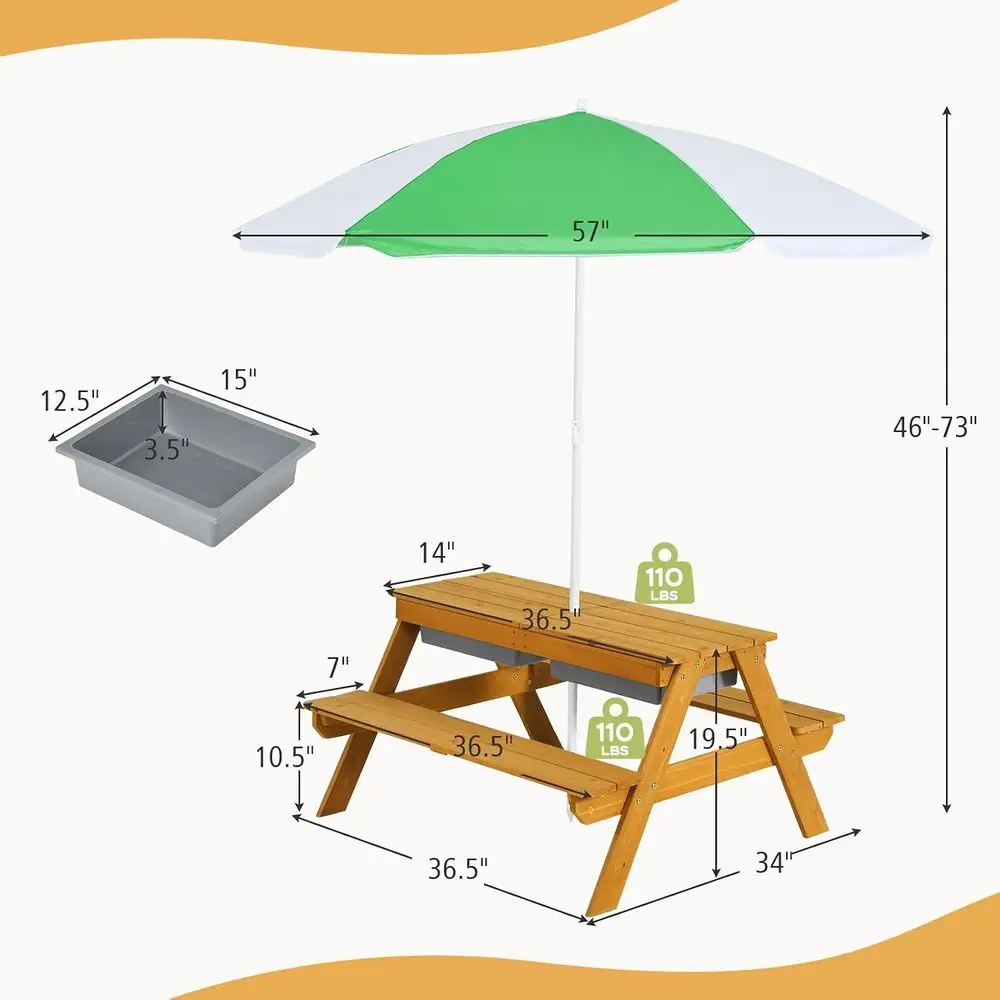 3'ü 1 Arada Yüksekliği Ayarlan - Kids Outdoor Activity Table incelemesi ve fiyatı