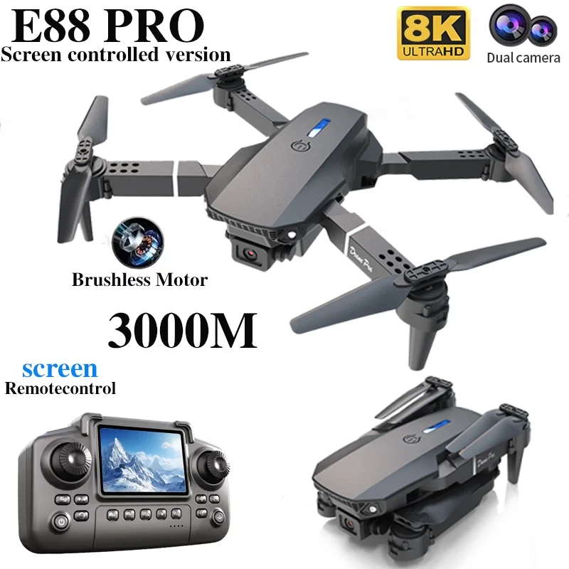 Profesyonel E88 PRO Drone ekra - Kids Outdoor Toy Storage incelemesi ve fiyatı