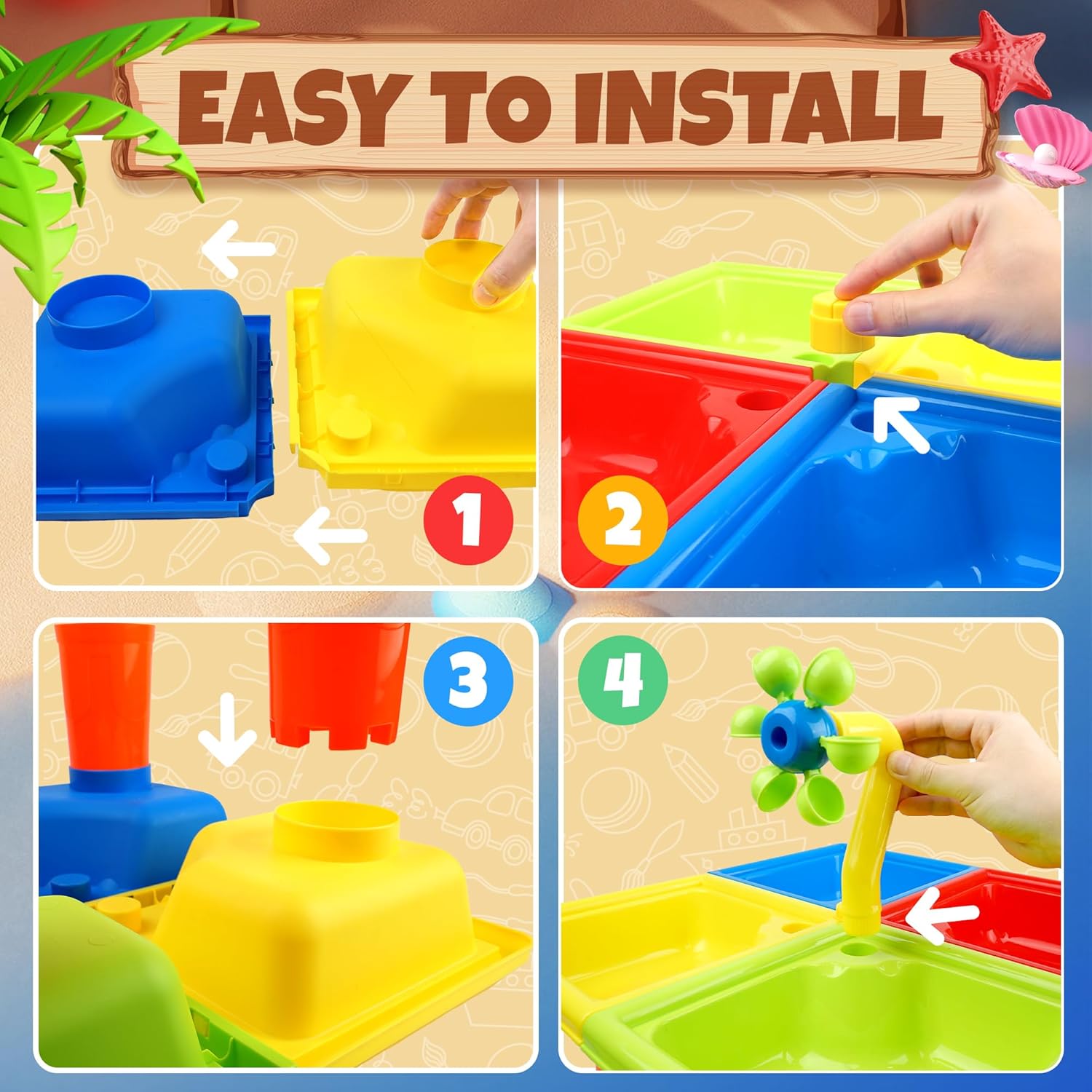 Yeni yürümeye başlayan çocukla - Kids Outdoor Pool incelemesi ve fiyatı