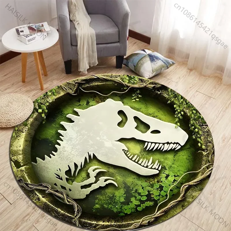 HD 3D Dinozor Baskı Yuvarlak H - Kids Outdoor Area incelemesi ve fiyatı