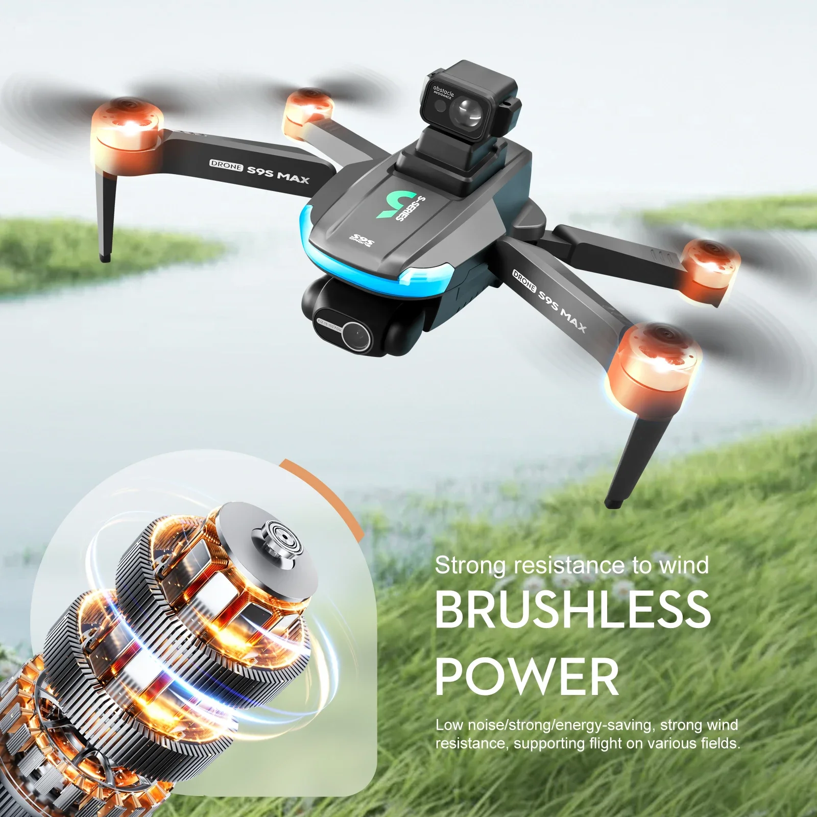 YENI S9S MAX MINI Drone 4K 2 E - Kids Outdoor Toy Storage incelemesi ve fiyatı