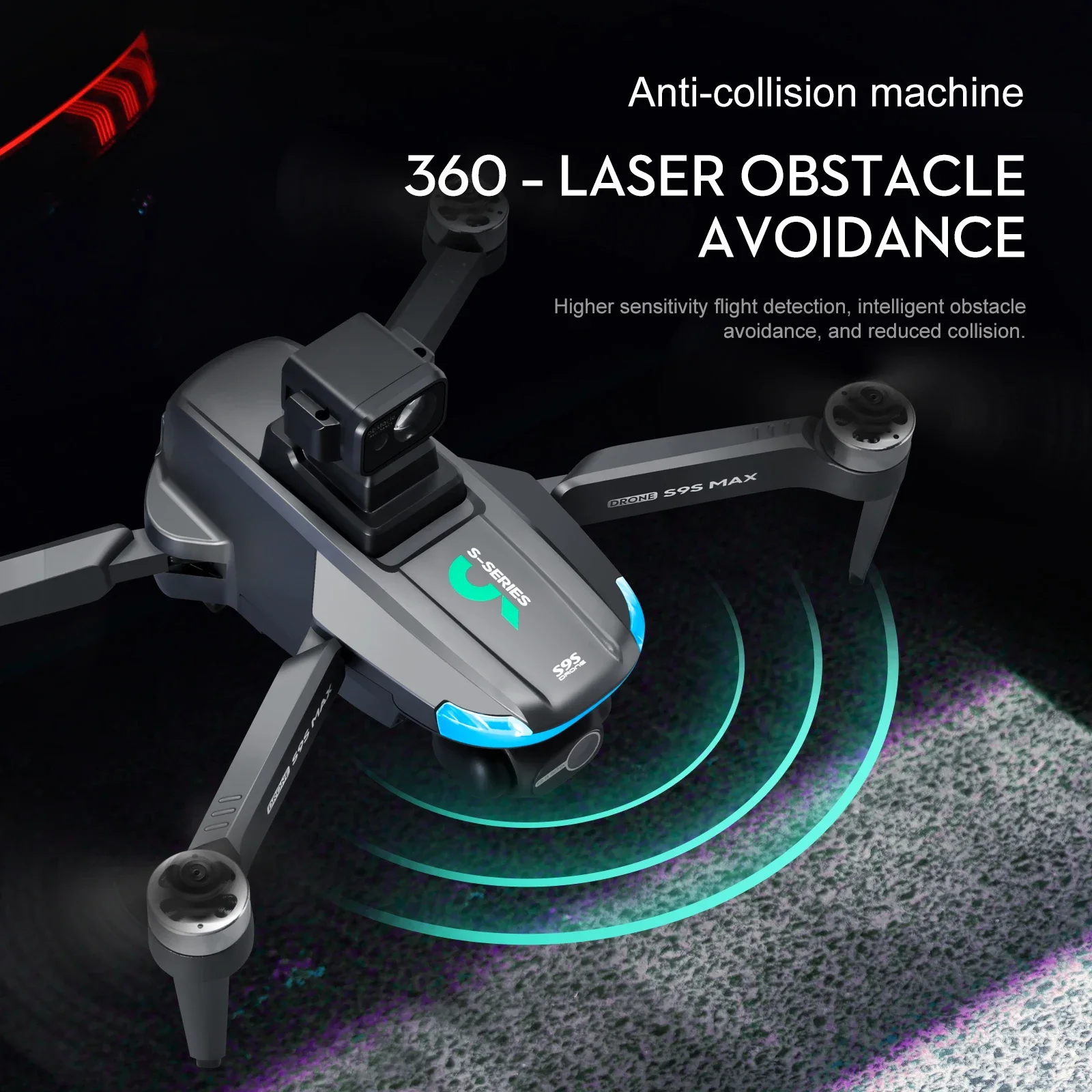 YENI S9S MAX MINI Drone 4K 2 E - Kids Outdoor Toy Storage incelemesi ve fiyatı