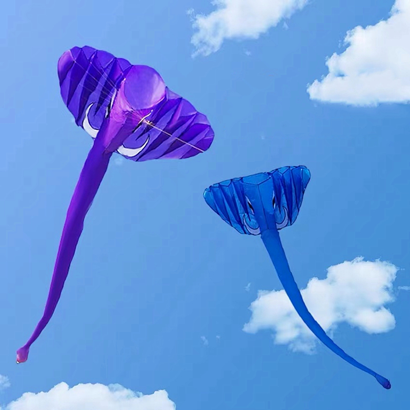 Fil uçurtmaları dev yumuşak uç - Kite Easy Fly Kids incelemesi ve fiyatı