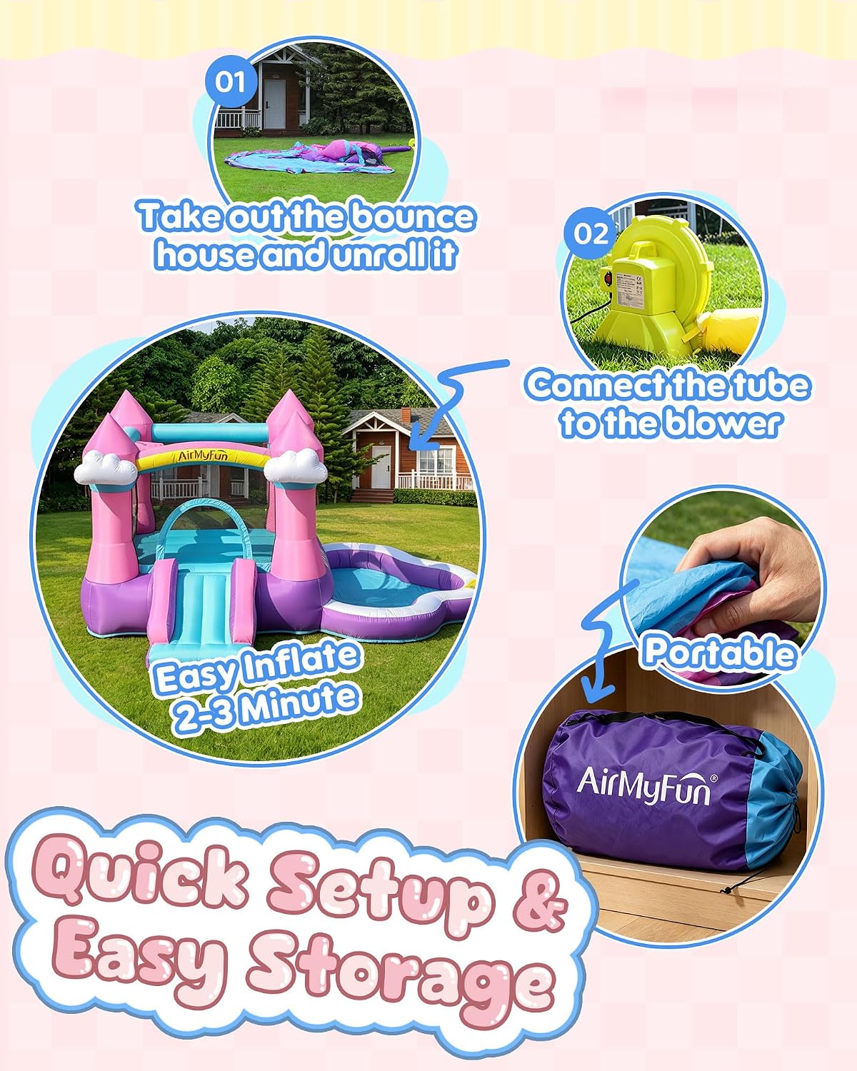 3-8 Yaş Çocuklar İçin Pembe İç - Kids Outdoor Pool incelemesi ve fiyatı