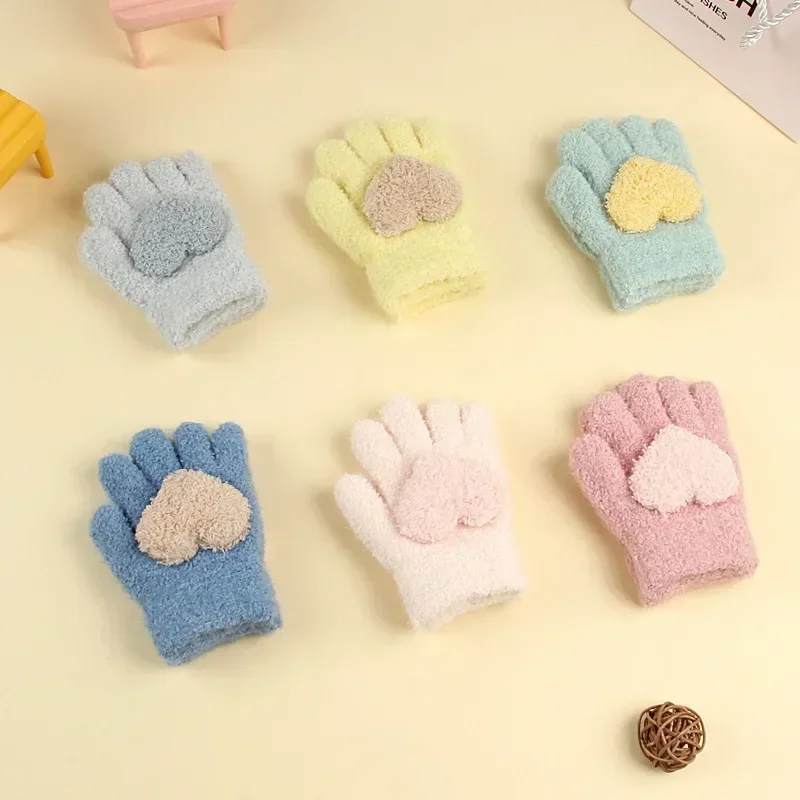 Kış örme eldiven karikatür sıc - Kids Outdoor Gloves incelemesi ve fiyatı