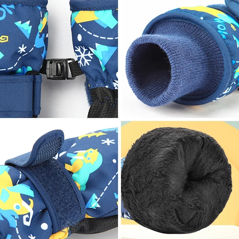 Kış Çocuk Kayak Eldivenleri Ka - Kids Outdoor Gloves incelemesi ve fiyatı