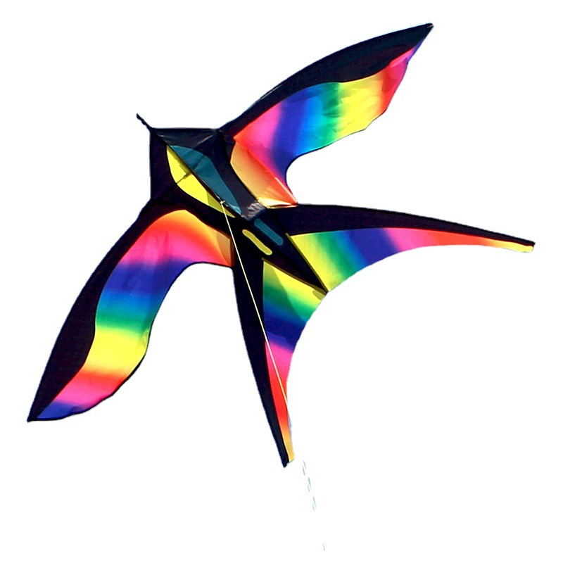 1.7m uçmak kolay renkli gökkuş - Kite Easy Fly Kids incelemesi ve fiyatı
