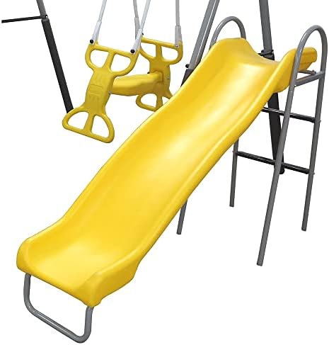 Sun Playground Metal A Fe Çocu - Kids Outdoor Swing Set With Slide incelemesi ve fiyatı