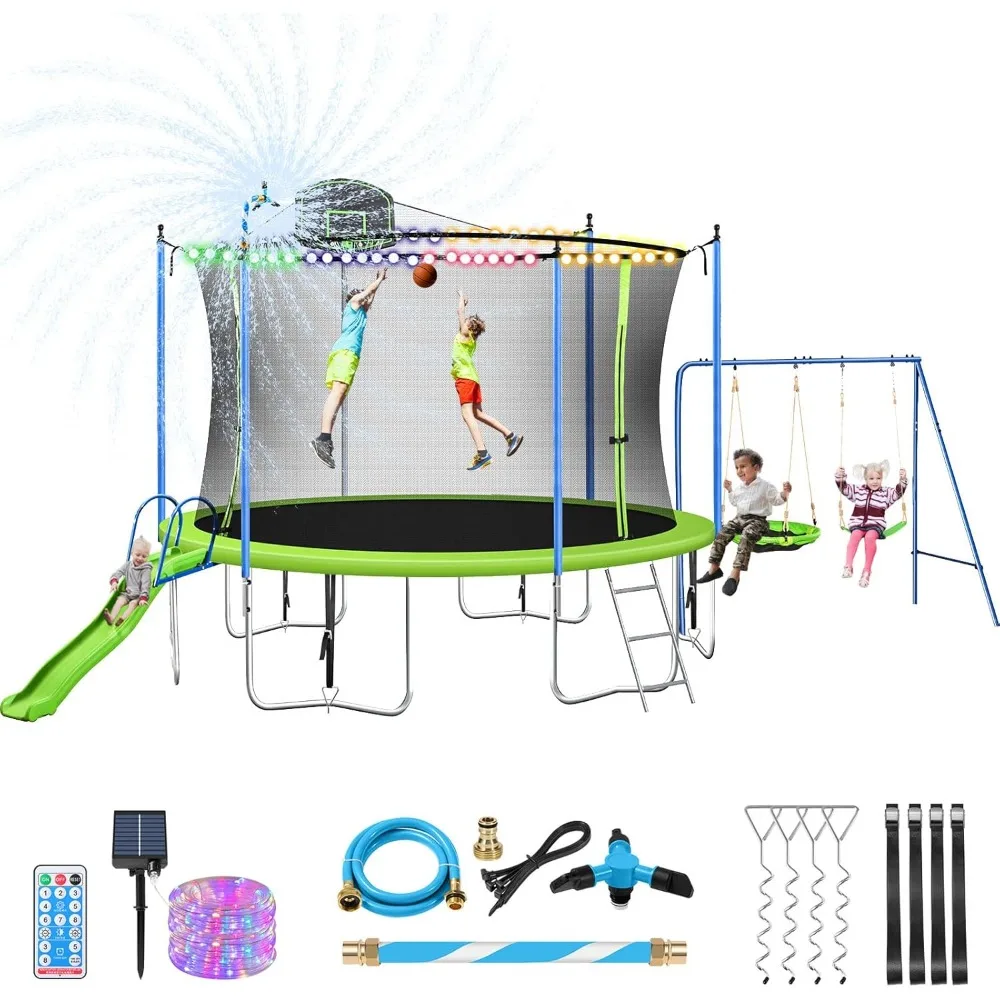 ABD'den Gönderilen 12-14FT Tra - Kids Outdoor Swing Set With Slide incelemesi ve fiyatı