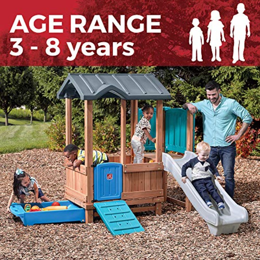 Ormanlık Macera Oyun Evi ve Ka - Kids Outdoor Swing Set With Slide incelemesi ve fiyatı