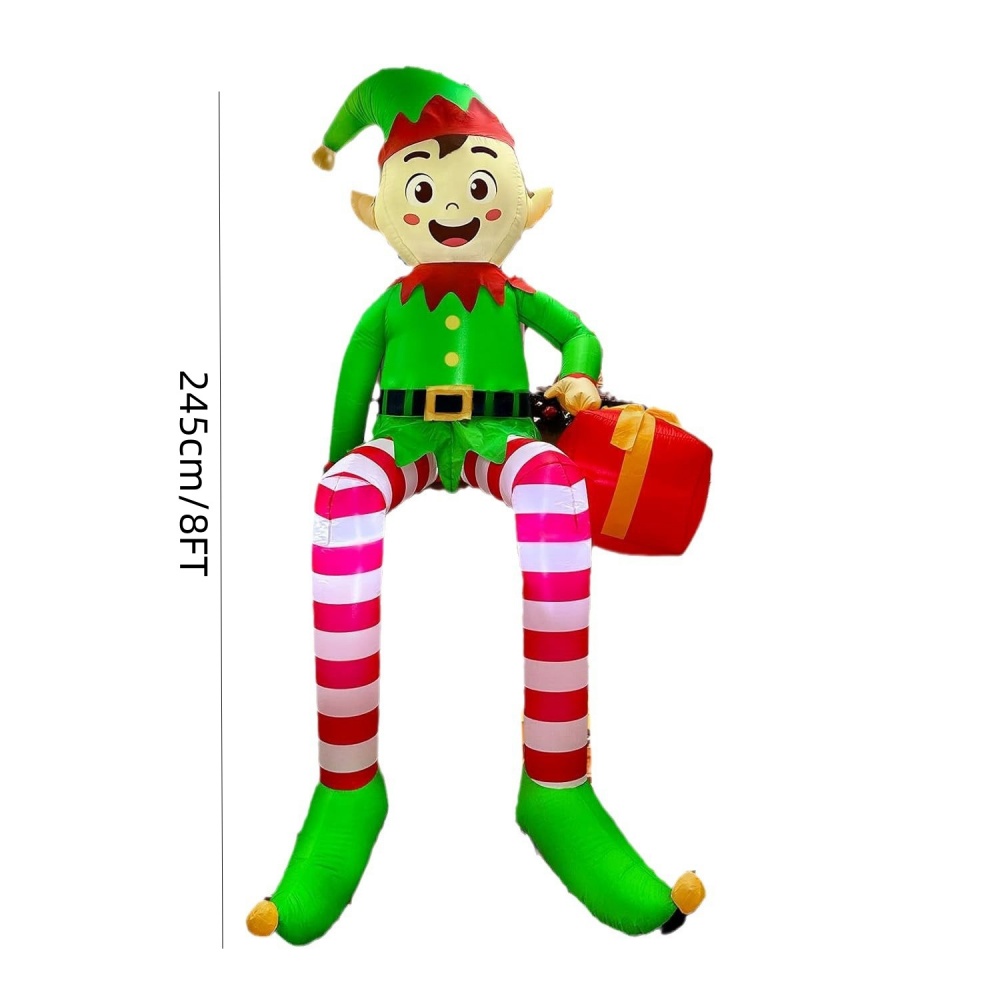 8FT Noel Şişme Oturan Elf Deko - Kids Outdoor Garden incelemesi ve fiyatı