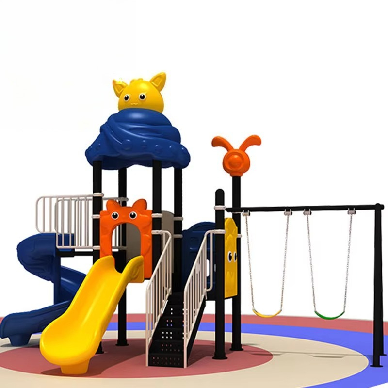Büyük Dayanıklı Plastik Çocuk  - Kids Outdoor Swing Set With Slide incelemesi ve fiyatı