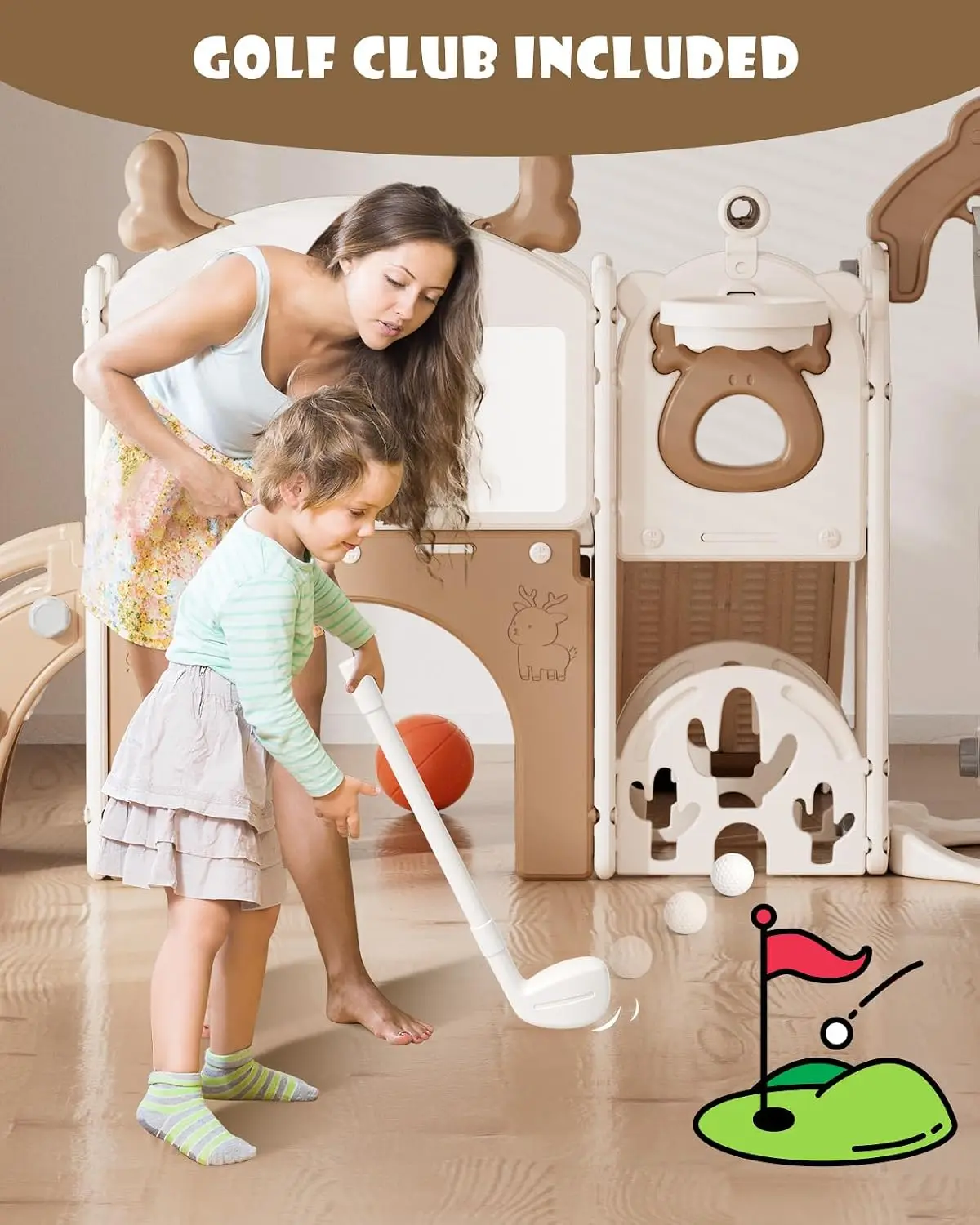 13'ü 1 arada Çocuk Kaydırağı v - Kids Outdoor Swing Set With Slide incelemesi ve fiyatı