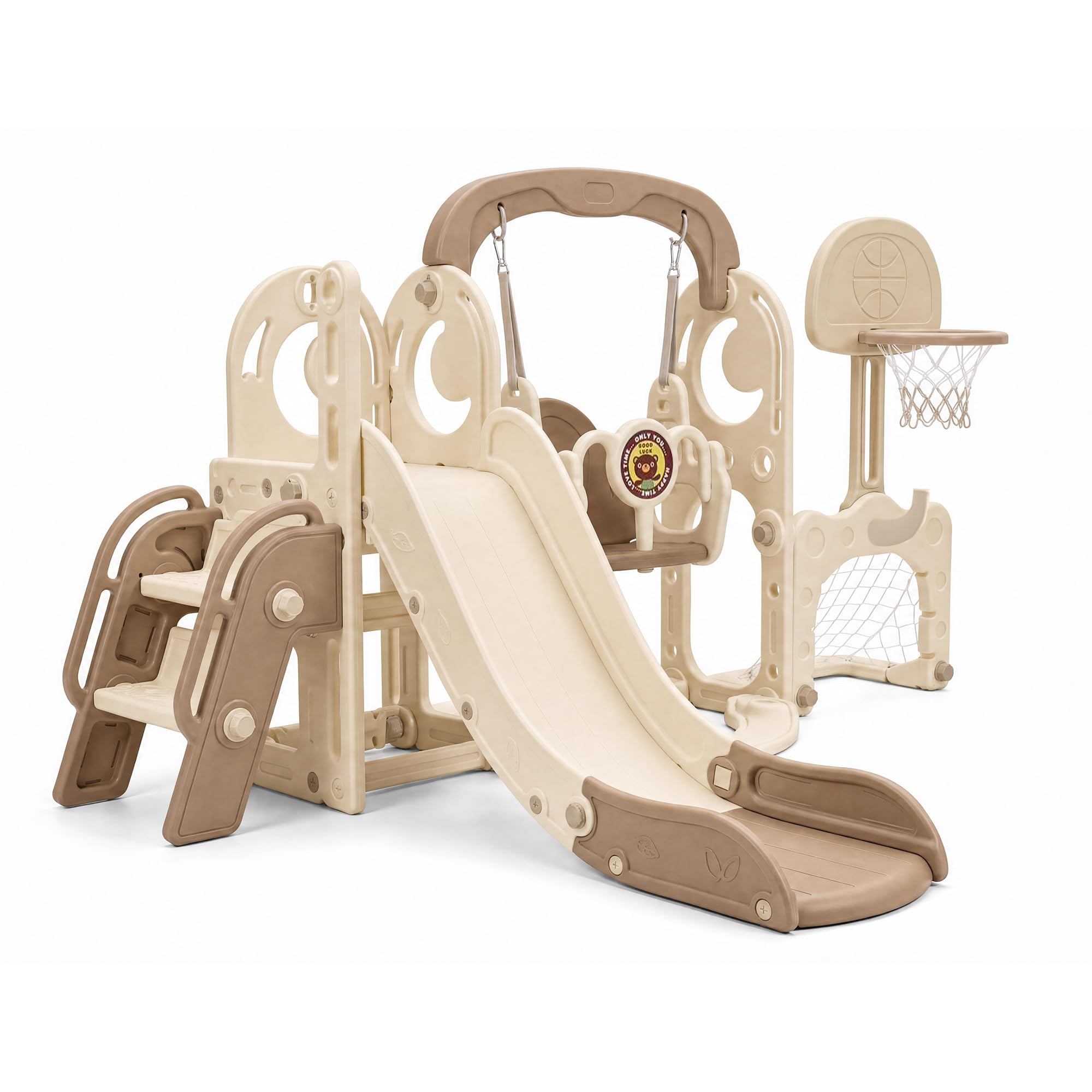 7'si 1 Arada Çocuk Kaydırak ve - Kids Outdoor Swing Set With Slide incelemesi ve fiyatı
