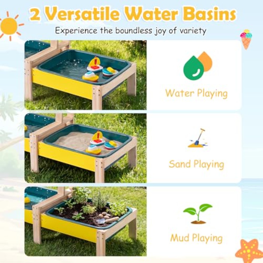 3+ yaş çocuklar için açık hava - Kids Outdoor Activity Table incelemesi ve fiyatı