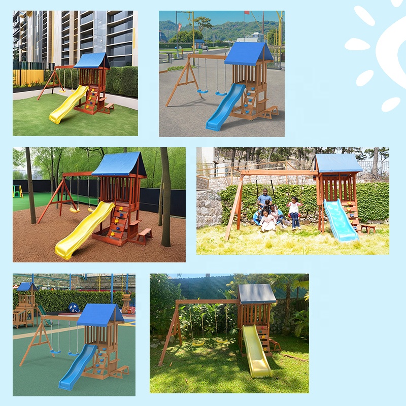 Oyun Merkezi - Bahçe Avlusu Ti - Kids Outdoor Swing Set With Slide incelemesi ve fiyatı