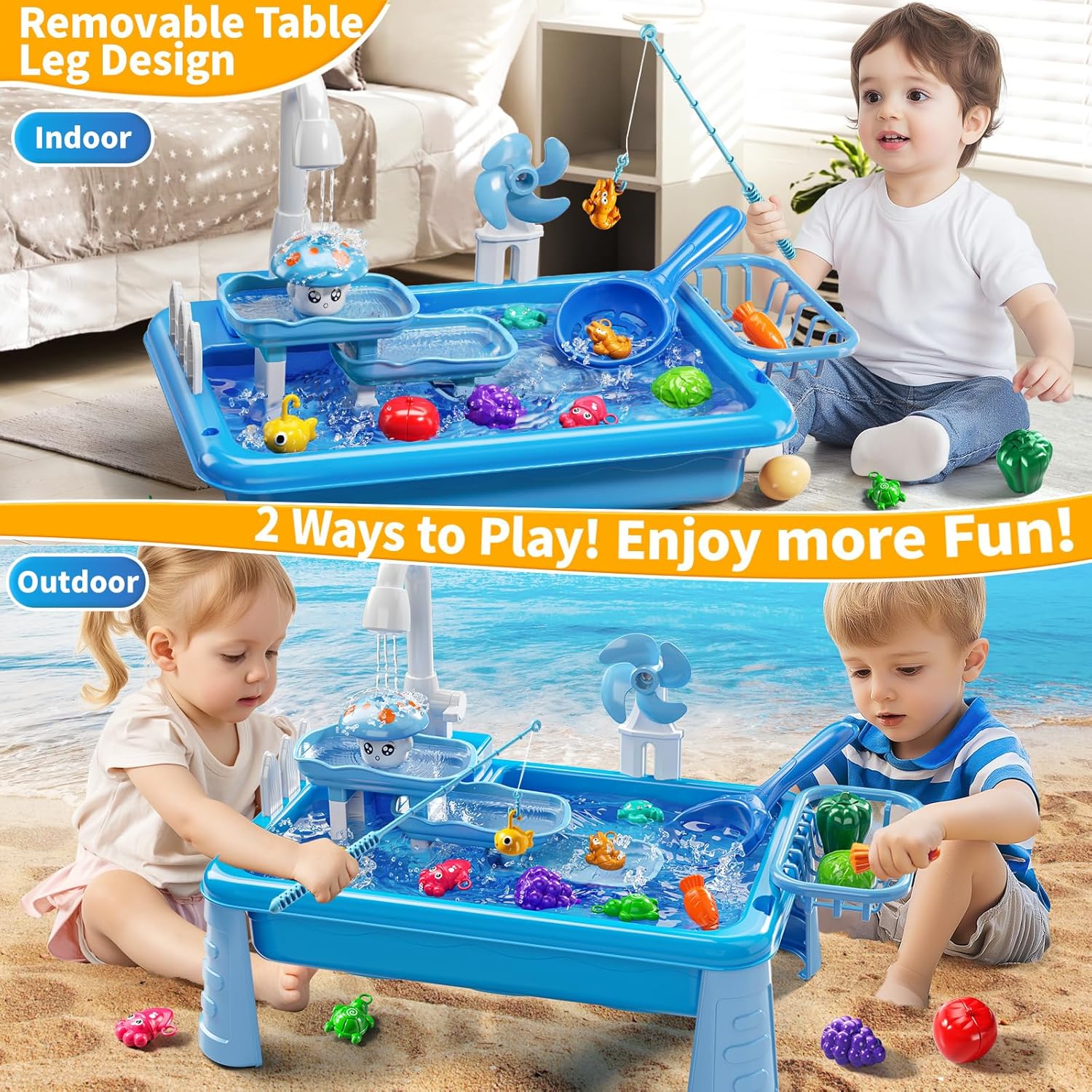 Çocuklar için Su Masası Oyun L - Kids Outdoor Activity Table incelemesi ve fiyatı