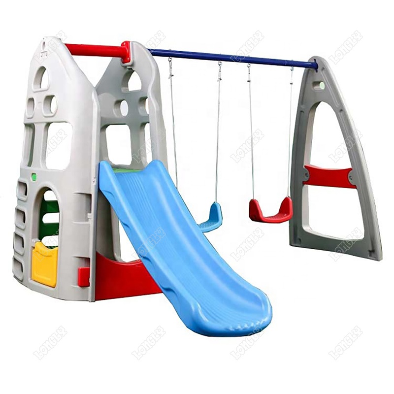 Arka Bahçe Plastik Kaydırak ve - Kids Outdoor Swing Set With Slide incelemesi ve fiyatı