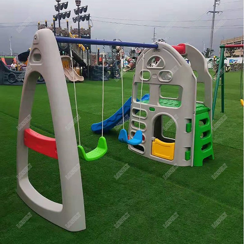 Arka Bahçe Plastik Kaydırak ve - Kids Outdoor Swing Set With Slide incelemesi ve fiyatı