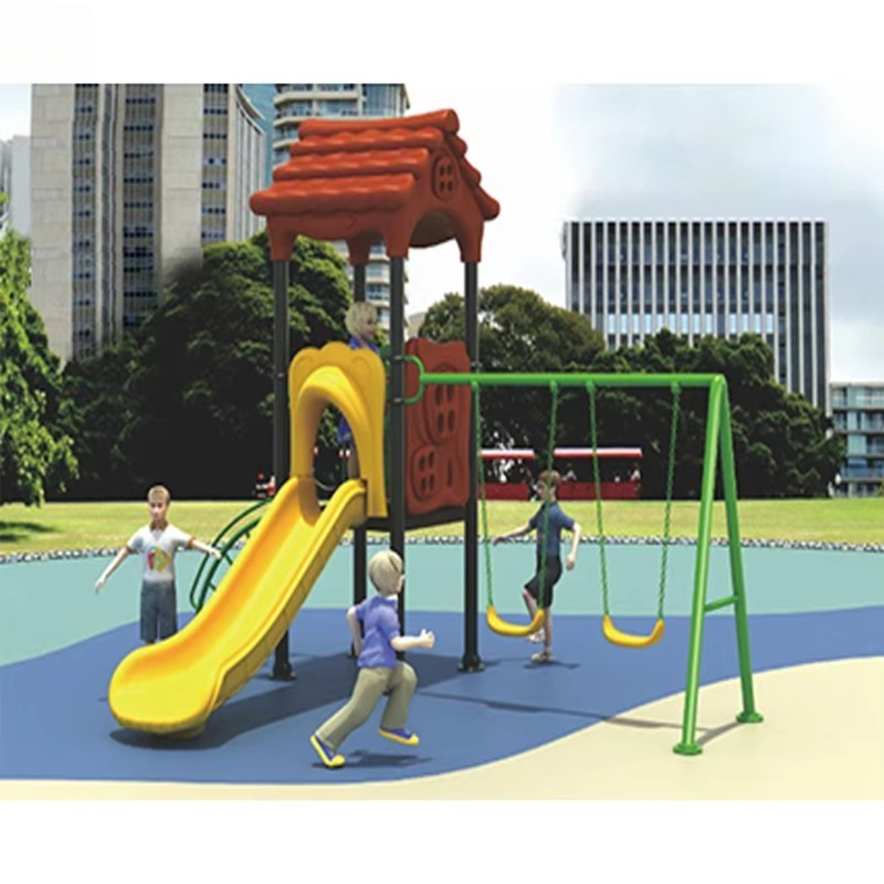 Üretici Çelik Çocuk Açık Hava  - Kids Outdoor Swing Set With Slide incelemesi ve fiyatı