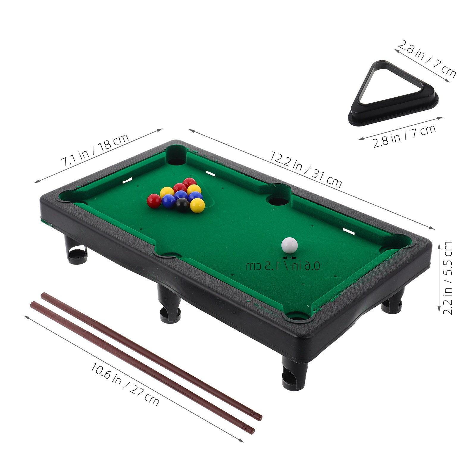 1 Takım Minyatür Çocuk Bilardo - Kids Outdoor Pool incelemesi ve fiyatı